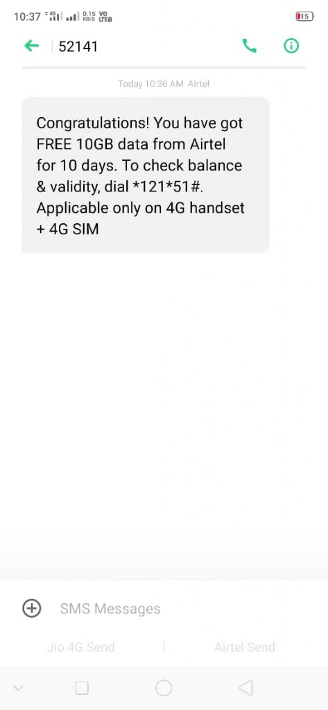 Free Airtel Data
