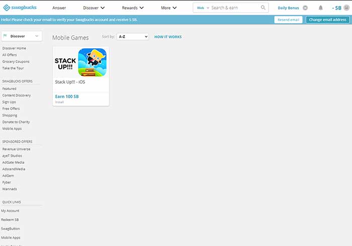 earning methods in swagbucks