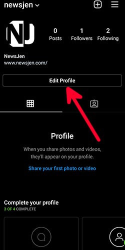 how to change instagram handle