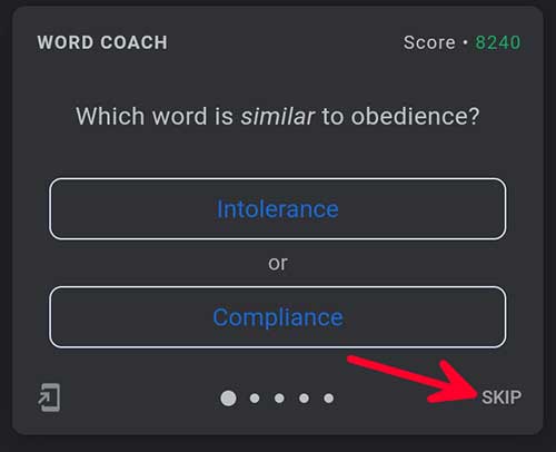 google word coach game