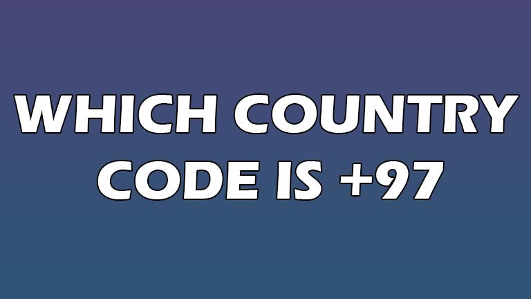 which country code is 97