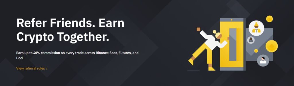 Binance refer and earn