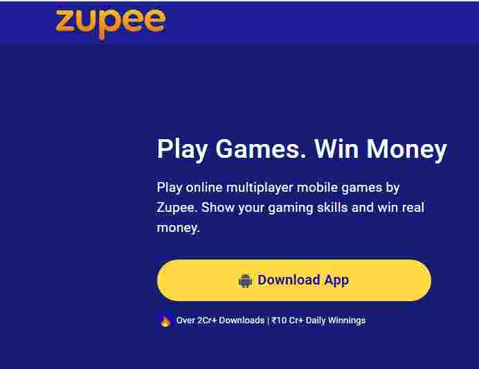 Zupee Gold Free Paytm Cash