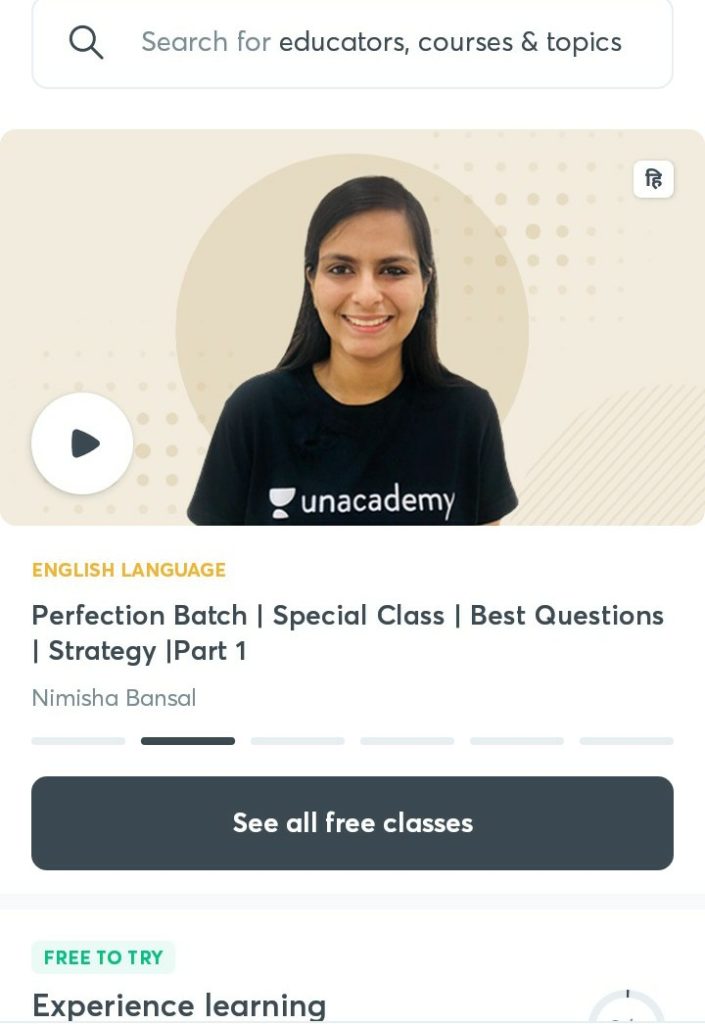 Unacademy Free Courses