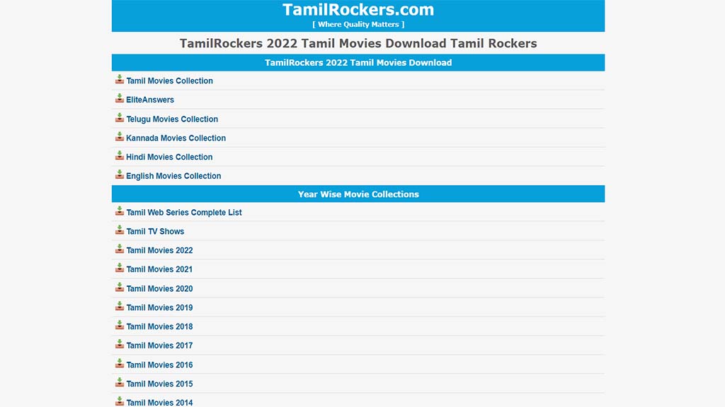 Tamil Rockers