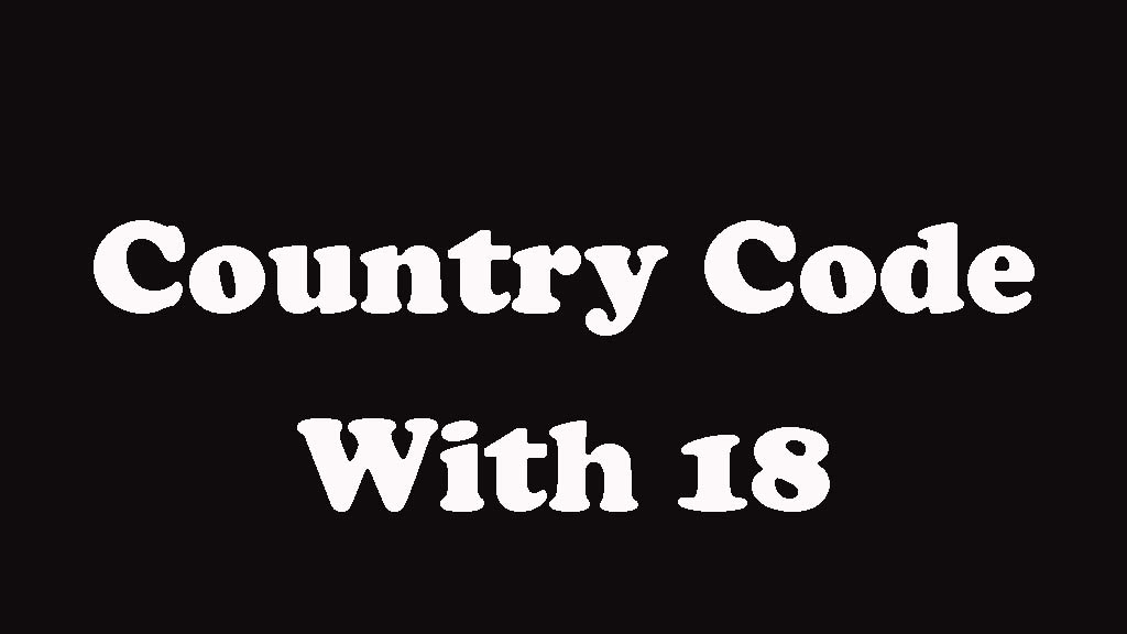 Country Code 18