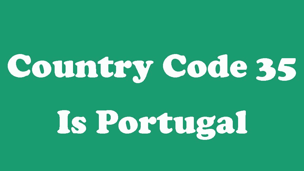 Country Code 35