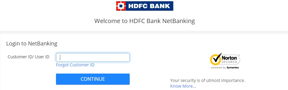 Find HDFC Customer ID Online