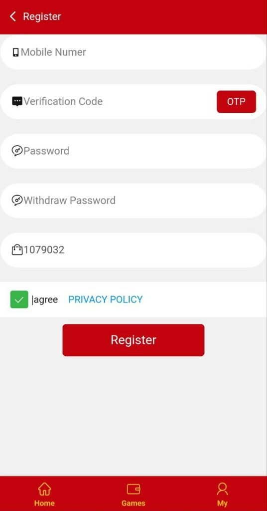 Reliance Mall App Register