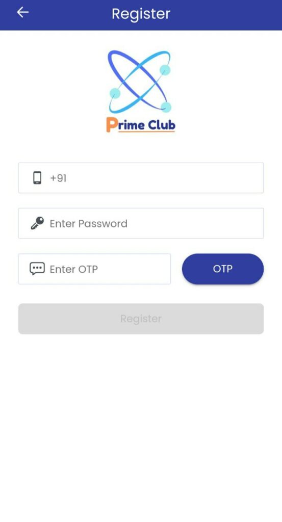 Prime Club Register