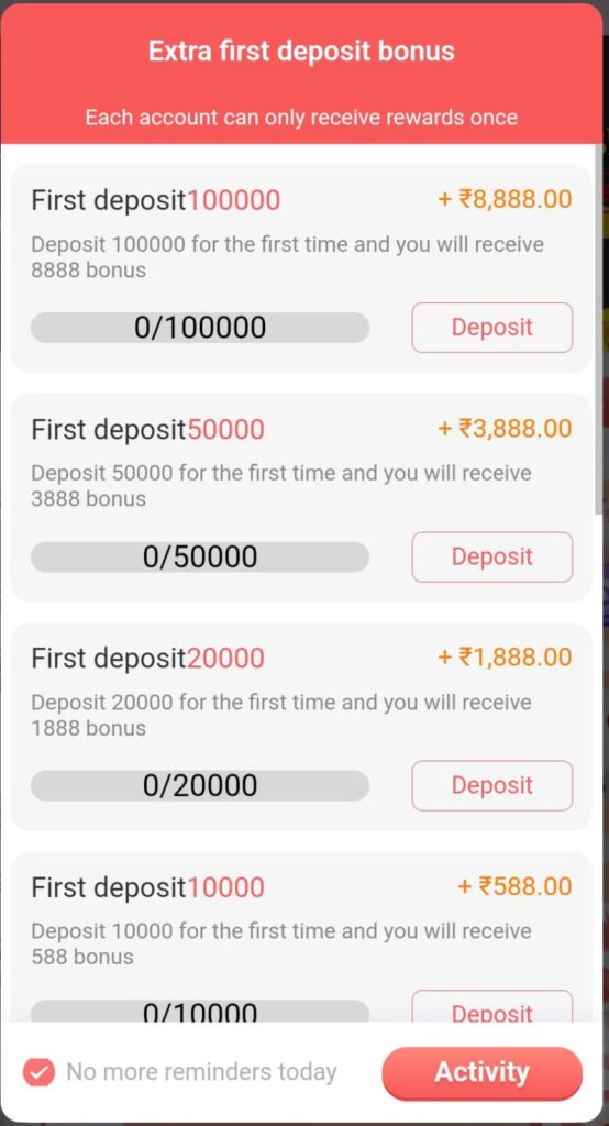 119 Lottery Register