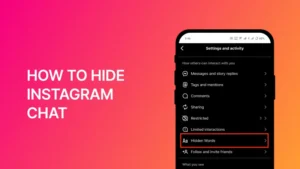 How To Hide Chat In Instagram